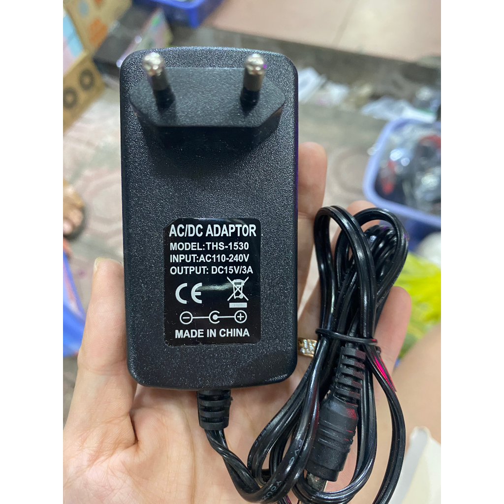 Nguồn Adapter 15V-3A