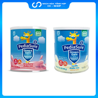 Sữa Pediasure Mỹ Grow & Gain 400g hương vani dâu tăng cân tăng chiều cao