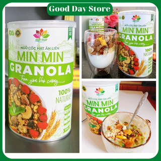 Ngũ cốc hạt ăn liền Granola Min Min,Granola Min Min siêu hạt ăn kiêng,ngũ cốc giảm cân dinh dưỡng