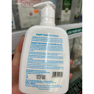 (Cam kết chính hãng công ty) Sữa rửa mặt Adaphil 500ml