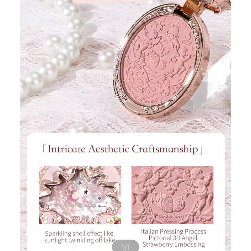 Phấn Má Hồng Flower Knows Dâu Tây Rococo Bánh Bèo