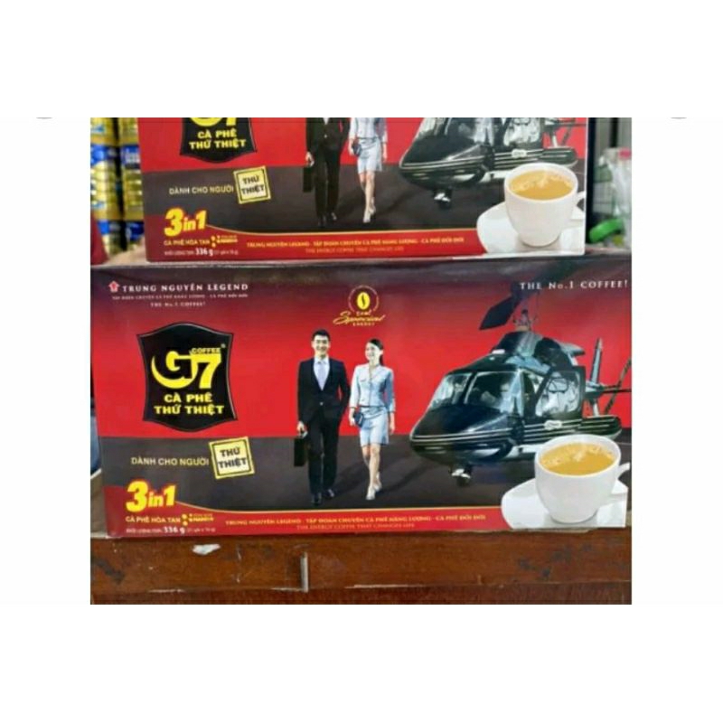 Cà phê G7 hòa tan 3in1 Trung Nguyên 21 gói