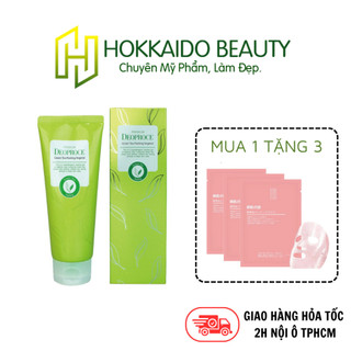 Kem tẩy tế bào chết chiết xuất trà xanh Deoproce Green Tea Peeling Vegetal 170g