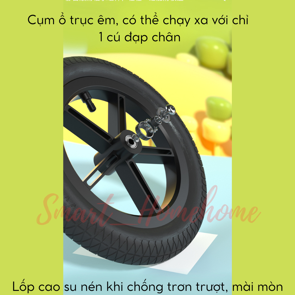 Xe thăng bằng xe chòi chân cao cấp cho bé 2-5 tuổi Smart_homehome VAN23