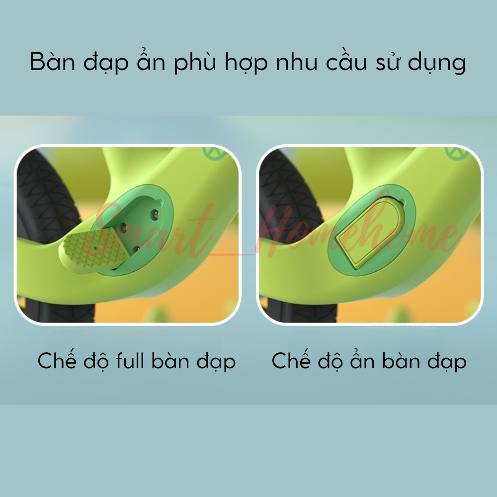 Xe thăng bằng xe chòi chân cao cấp cho bé 2-5 tuổi Smart_homehome VAN23