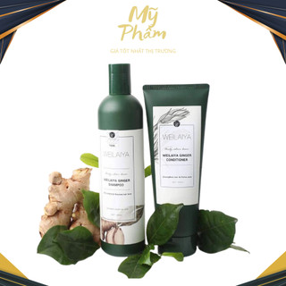 [🎁🎁KHỦNG] Bộ Dầu Gội, Dầu Xả Weilaiya Tinh Chất Gừng [ Combo quà tặng hấp dẫn] Hỗ Trợ Móc Tóc