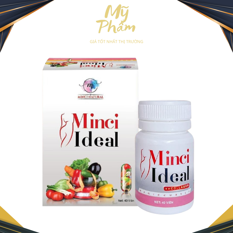 Viên Uống Thảo Mộc Minci Ideal Viên Uống Hỗ Trợ Giảm Cân 40 Viên