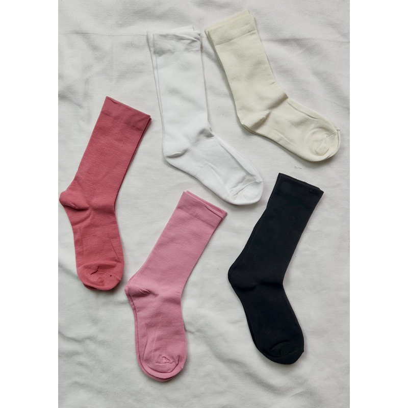 Vớ Trơn Chất Liệu 80% Cotton