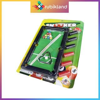 [3 Size] Bàn Bida Mini 6 Lỗ Bộ Đồ Chơi Trẻ Em Pool Bàn Chơi Billiard Bi A Phát Triển Tư Duy Khéo Léo