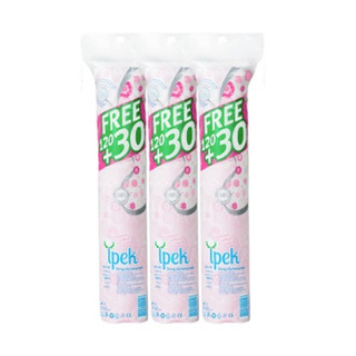 Combo Bông tẩy trang Ipek 150 miếng Thổ Nhĩ Kỳ siêu mềm mịn an toàn cho da - sỉ thùng bông tẩy trang
