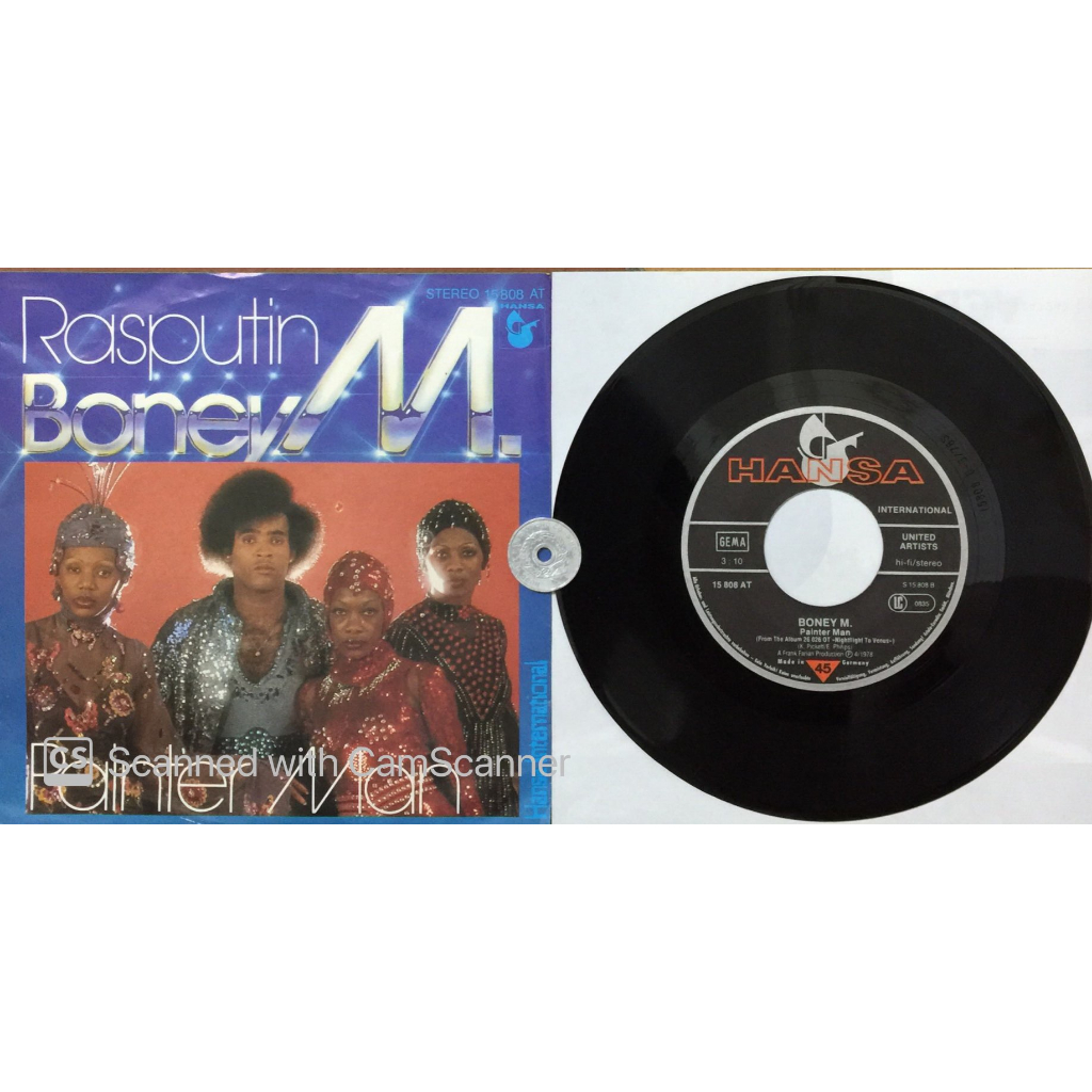 stereomate - Đĩa nhụa - Single Vinyl - 7 inch 45 vòng: Boney M - Rasputin / Painter Man