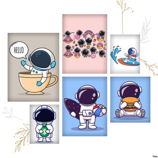 Hình ủi, hình ép nhiệt Phi Hành Gia - Astronaut 18