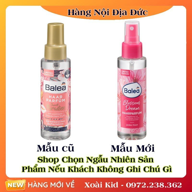 COMBO Kem làm phồng tóc, bột phồng tóc, dưỡng tóc Balea của Đức - Đủ Bill