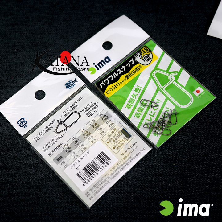 Khóa Lure IMA Powerful-Snap - SIÊU CỨNG CHẮC - SIÊU TẢI Made in Japan