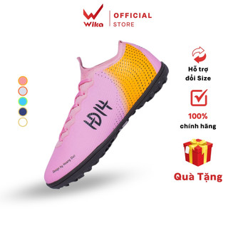 Giày đá bóng wika hd14 chính hãng cho sân cỏ nhân tạo, đã được khâu toàn bộ đế