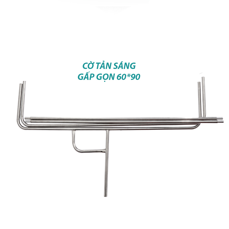 Tay Cờ Tản Sáng Khung Inox 75x90cm Loại Gấp Gọn - Phụ kiện Phòng Chụp Studio
