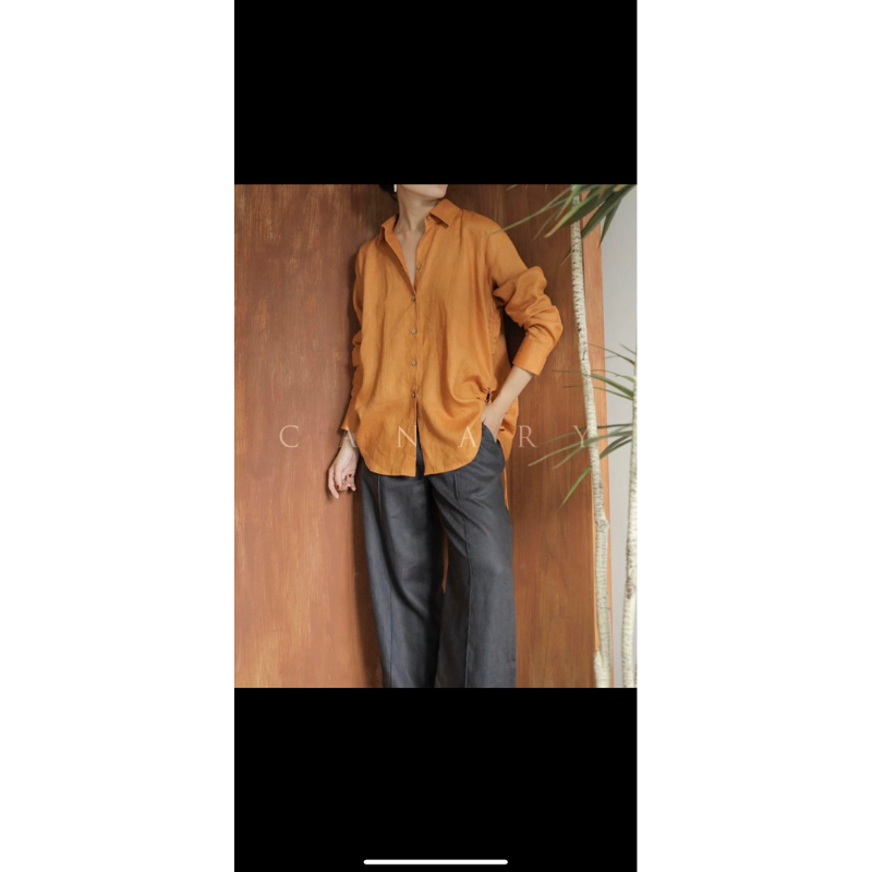 Thanh lý áo linen canary fashion free sz