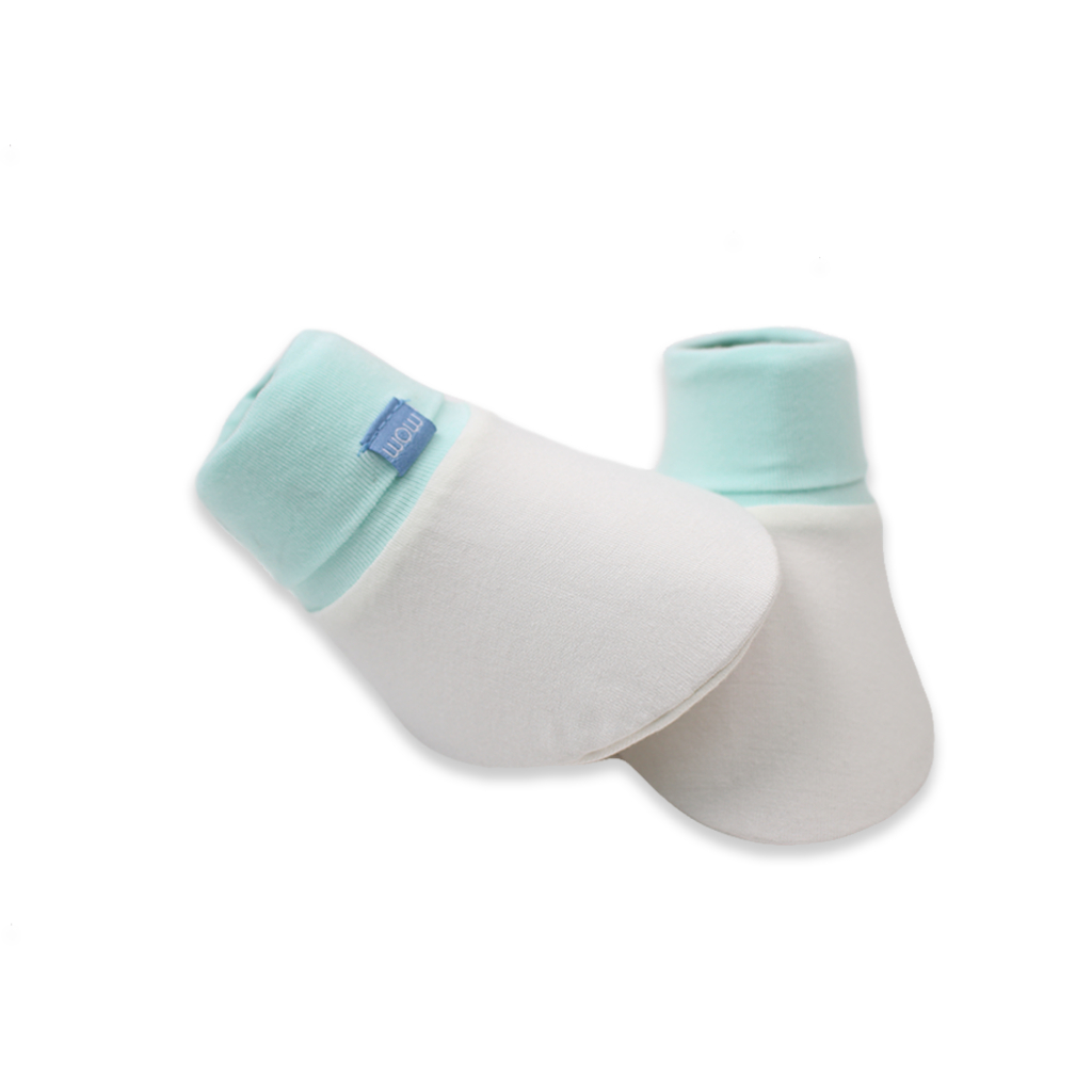 Bao chân trẻ sơ sinh OETEO bé trai bé gái vải 95% cotton - 5% spandex mềm mịn giữ ấm chống lạnh - Whimsical footíe