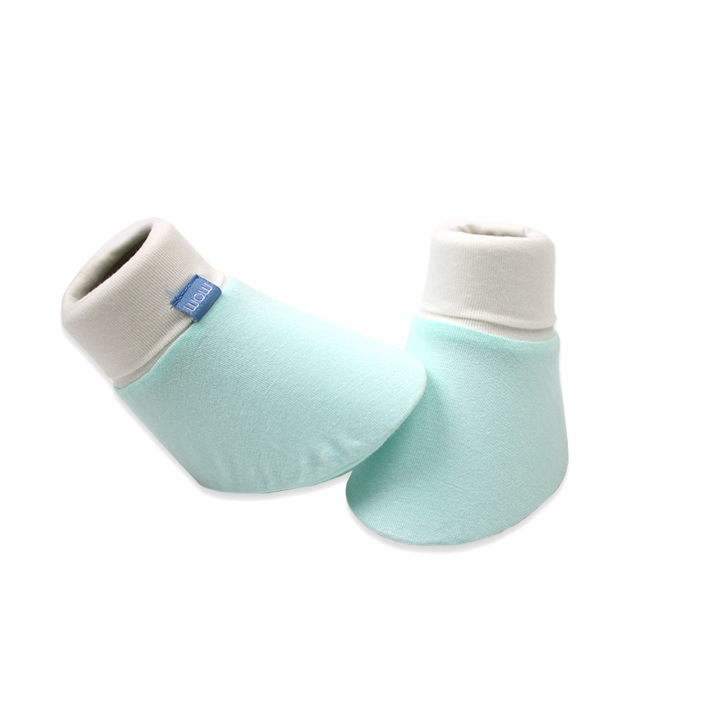 Bao chân trẻ sơ sinh OETEO bé trai bé gái vải 95% cotton - 5% spandex mềm mịn giữ ấm chống lạnh - Whimsical footíe