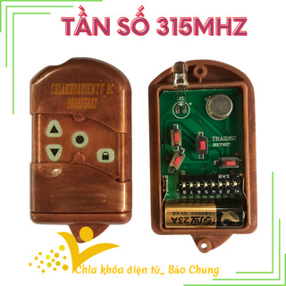 Điều khiển cửa cuốn mã gạt 315 chính hãng