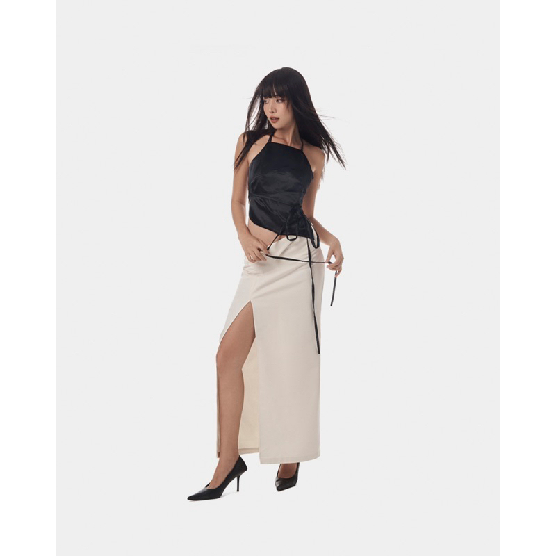 Chân Váy Dài Xẻ Sheath Skirt