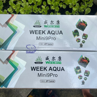 Đèn LED điều chỉnh bằng App trên điện thoại Week Aqua Mini9 Pro 9w dùng cho hồ thủy sinh để bàn