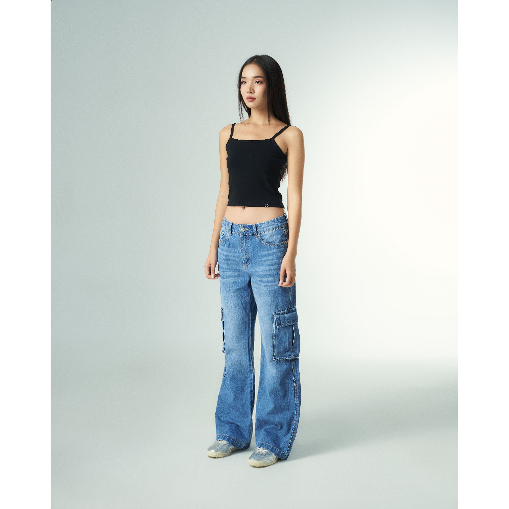 Áo Croptop Hai Dây PRADIES Basic Cami