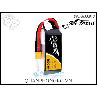 Pin tattu 850mah 3s 75c 11.1v lipo battery xt30 plug