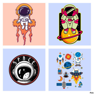 Hình ủi, hình ép nhiệt Phi Hành Gia - Astronaut 23