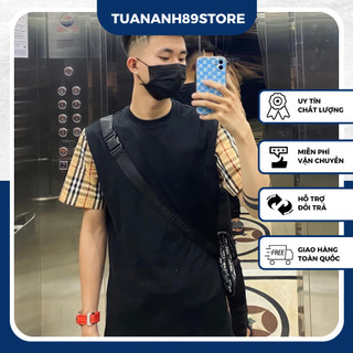 Áo phông tay kẻ vàng bbr cho nam - áo phông nam bbr