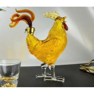 Vỏ chai rượu hình con gà trống