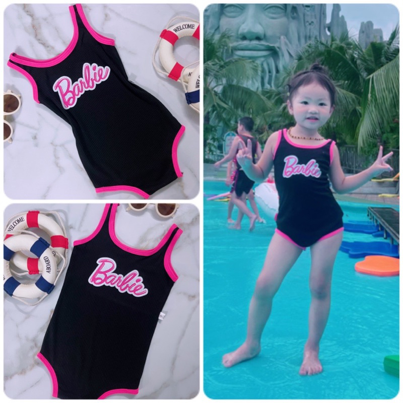 Set Bơi Liền Thân Body Cho Bé Gái Dễ Thương