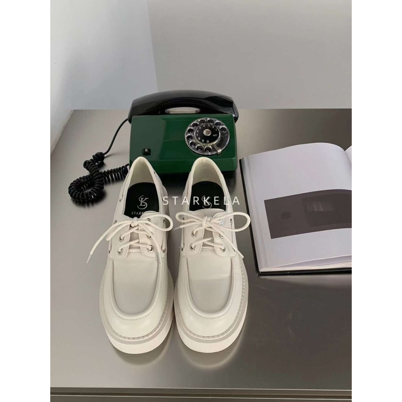 Giày tây buộc dây đế cao- Hàng QC fullbox- kèm video thật