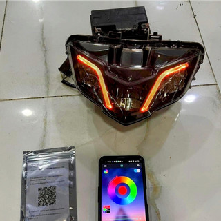 Pha đèn Lativo Ex150 2019 Malaysia App Blueetooth