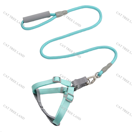 DÂY DẮT CHÓ MÈO KÈM ĐAI NGỰC - VÒNG CỔ MÈO CHÓ - DÂY XÍCH THÚ CƯNG