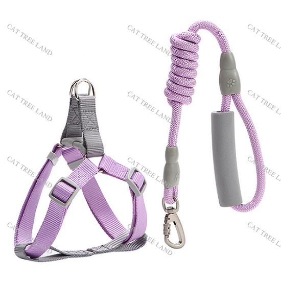 DÂY DẮT CHÓ MÈO KÈM ĐAI NGỰC - VÒNG CỔ MÈO CHÓ - DÂY XÍCH THÚ CƯNG