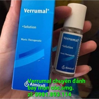 Verrumal đánh bay sùi mào gà trg 3 đến 5 ngày. Hiệu quả nhanh và an toàn nhất, che sản phẩm khi giao. [ hàng chính hãng]