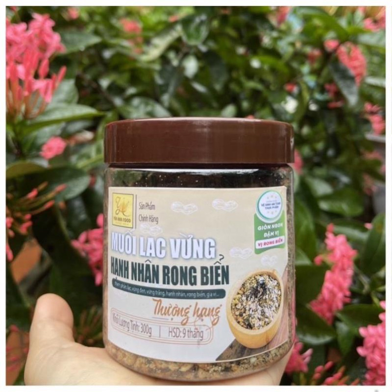 Muối Vừng Hạnh Nhân Rong Biển 300g giảm cân, giảm béo, keto GVB.