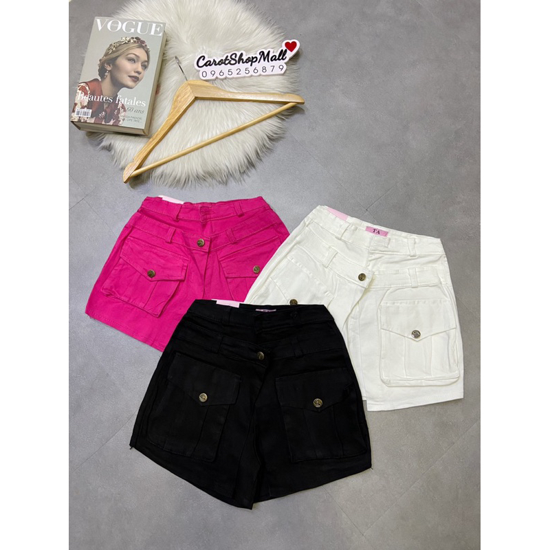 Chân váy kaki túi hộp