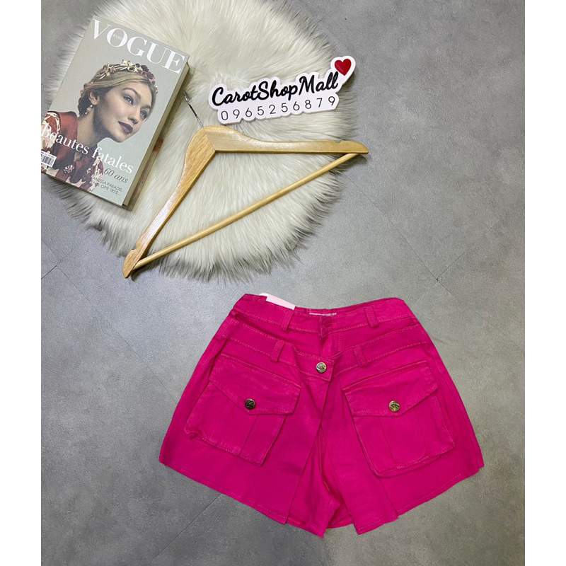 Chân váy kaki túi hộp