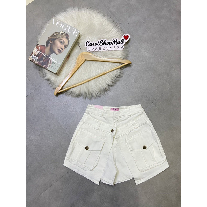 Chân váy kaki túi hộp