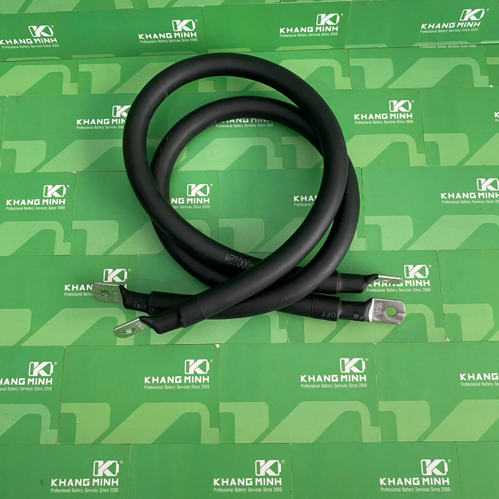 Dây đồng M25 M35 M50 có bấm Cos dùng cho máy hàn cell pin, máy hàn điểm