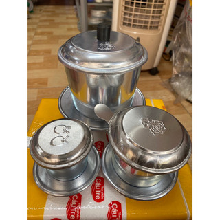 Phin nhôm pha cà phê cafe nhiều kích thước, pha nhiều ly cà phê dùng