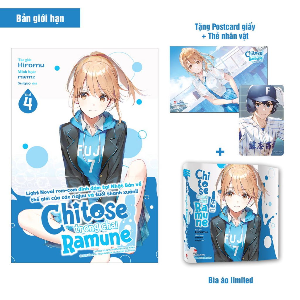 Sách Chitose Trong Chai Ramune - Tập 4 - Bản phổ thông và giới hạn - Light Novel - Wingsbooks - NXB Kim Đồng