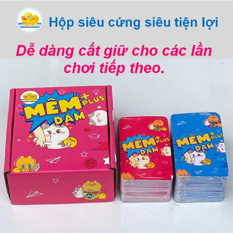 Bộ bài meme Mêm boardgame Choidee nhiều phiên bản hài hước chơi nhóm cùng bạn bè 150 lá