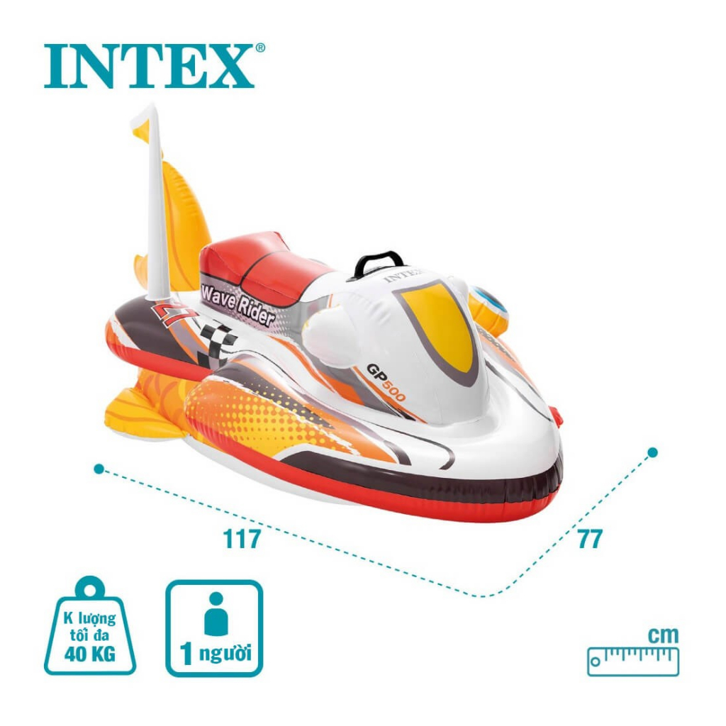 Phao bơi phi thuyền cho 1 ,2 bé chịu lực 40 kg, an toàn vui chơi khi ở dưới nước