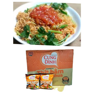 Thùng 30 gói mì cung đình thịt băm cà chua mẫu mới