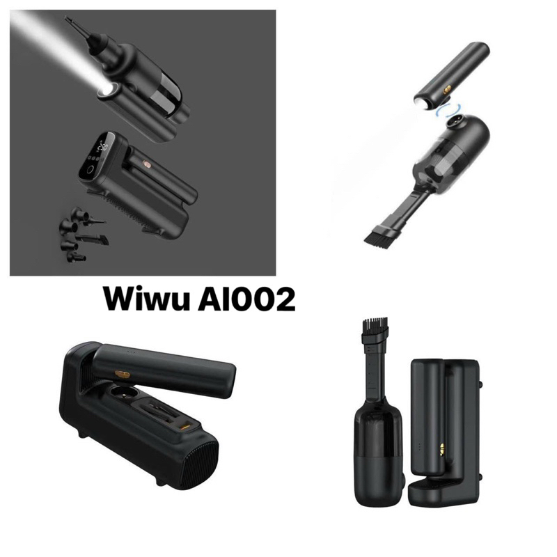 Máy hút bụi 5in 1 wiwu Al002 trên xe hơi nguồn 12 V pin 4000 mAh
