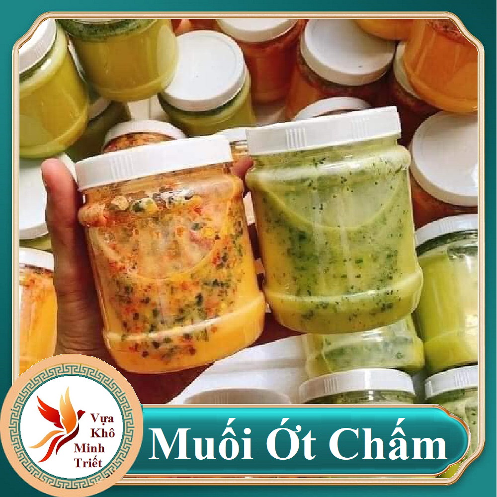 Muối chấm hải sản - muối ớt xanh  - muối ớt đỏ - VỰA KHÔ MINH TRIẾT