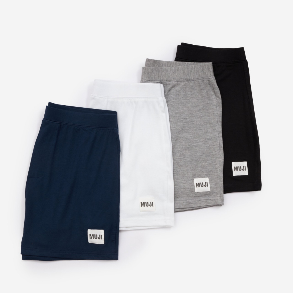Quần Đùi Ngủ Nam MU.JI Cotton,Cao Cấp,Thoáng Mát